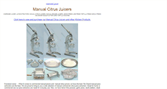 Desktop Screenshot of citrusjuicers.com
